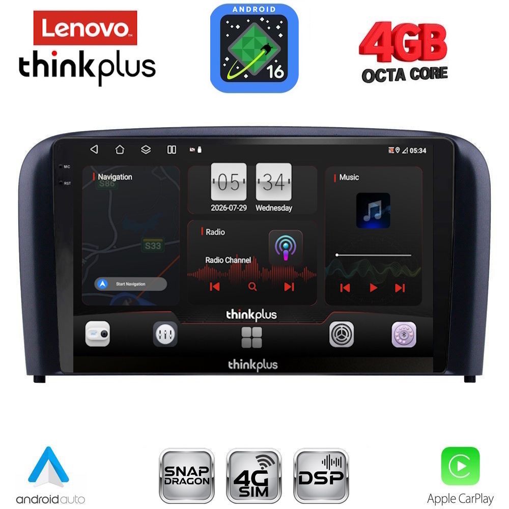 LTG7786_16 LENOVO LTG 7786_CPA (9inc) MULTIMEDIA TABLET for VOLVO S80 mod. 1998-2006 - Image 1