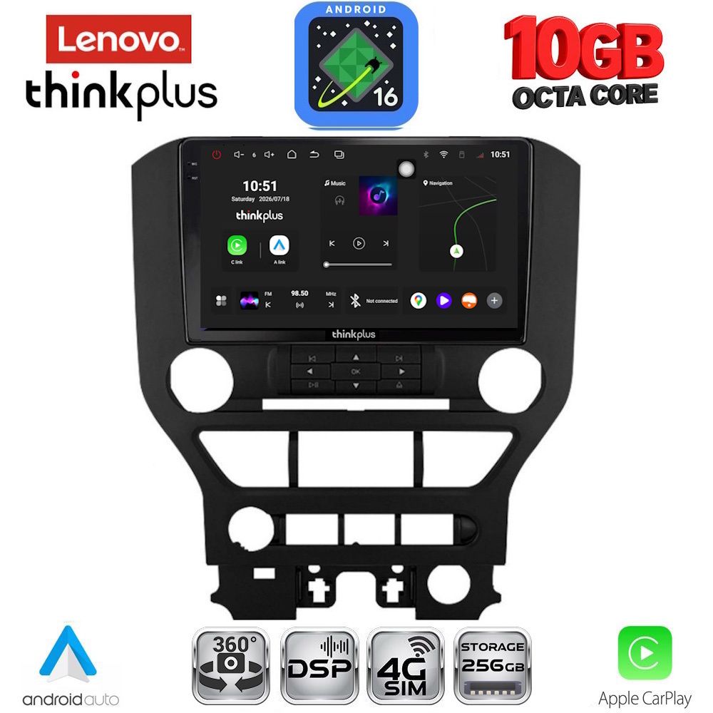 LTM11166_3B-16 LENOVO LTM 11166_CPA 3BUT (9inc) MULTIMEDIA TABLET for FORD MUSTANG mod. 2015-2020 - Image 1
