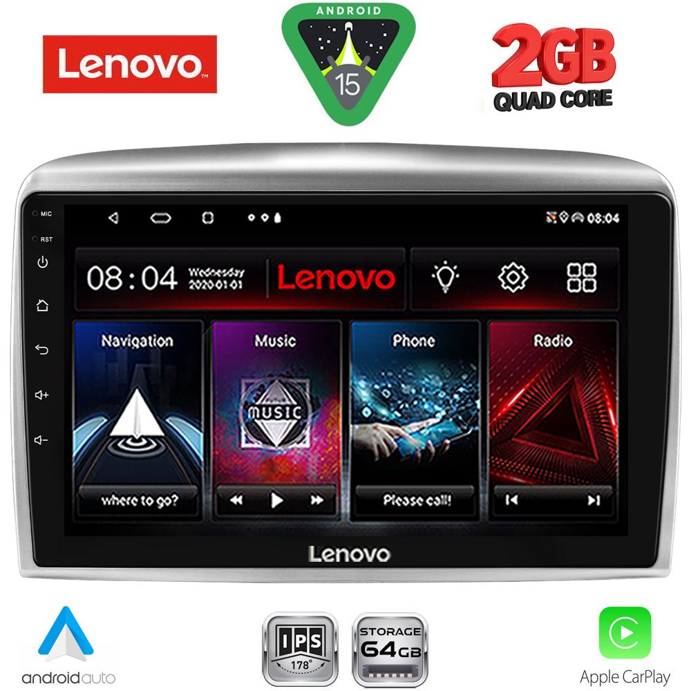 LVD2333_15 LENOVO LVD 2333_CPA (9inc) MULTIMEDIA TABLET for LANCIA YPSILON mod. 2006-2011 - Image 1