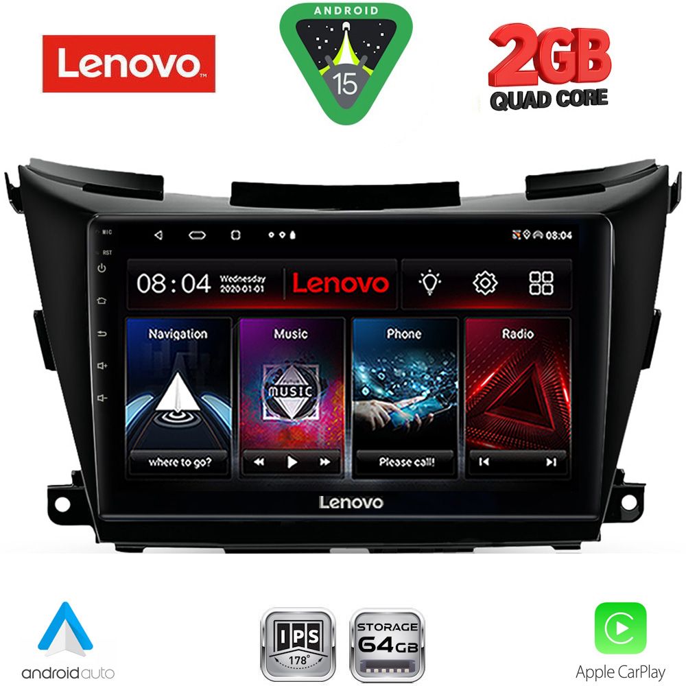LVD2462B_15 LENOVO LVD 2462B_CPA (9inc) MULTIMEDIA TABLET for NISSAN MURANO mod. 2017-2025 - Image 1