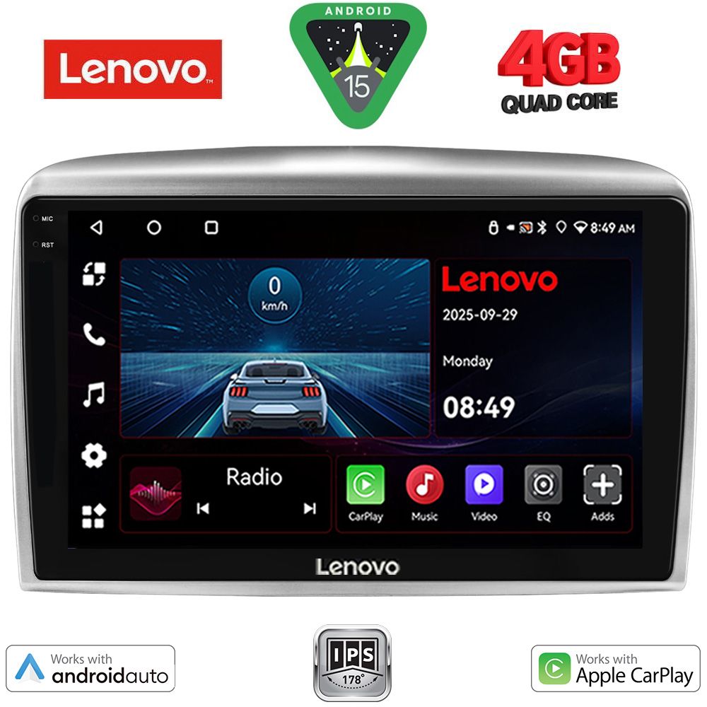 LVE8333_15 LENOVO LVE 8333_CPAA (9inc) MULTIMEDIA TABLET for LANCIA YPSILON mod. 2006-2011 - Image 1