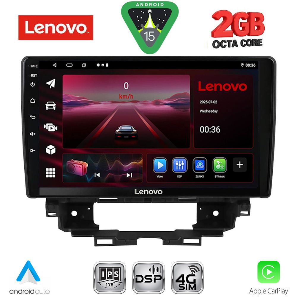 LVF5557_15 LENOVO LVF 5557_CPA (10inc) MULTIMEDIA TABLET for RENAULT KANGOO mod. 2021+ - Image 1