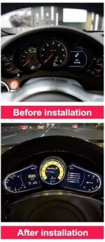 Bizzar Digital Cluster PORSCHE CAYENNE 2011-2016 Digital HD LCD Instrument Cluster 12.3" με Carplay | HDMI in - Image 2