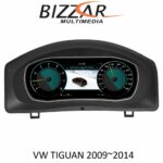 Bizzar Digital Cluster VW TIGUAN 2009-2016 Digital HD LCD Instrument Cluster 10.25" με Carplay | HDMI in