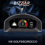 Bizzar Digital Cluster VW GOLF5/SCIROCCO Digital HD LCD Instrument Cluster 10.25" με Carplay | HDMI in