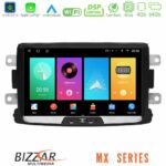 Bizzar MX Series Dacia/Renault 2012-> 8Core Android16 4+64GB Navigation Multimedia Tablet 7" Με Carplay & Android Auto (OEM Style)