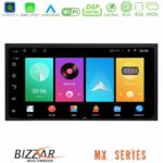 Bizzar MX Series Toyota Universal 8core Android16 4+64GB Navigation Multimedia Deckless 7" με Carplay/AndroidAuto (OEM Style)