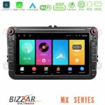 Bizzar MX Series VW Group 8core Android16 4+64GB Navigation Multimedia Deckless 8" με Carplay/AndroidAuto (OEM Style)