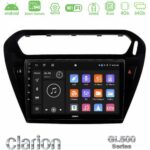 Clarion GL500 Series 8Core Android ClarionOS 4+64GB  Citroen C-Elysee / Peugeot 301 Navigation Multimedia Tablet 9"   (Μαύρο))