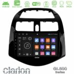 Clarion GL500 Series 8Core Android ClarionOS 4+64GB  Chevrolet Spark 2009-2015 Navigation Multimedia Tablet 9"