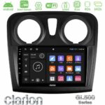 Clarion GL500 Series 8Core Android ClarionOS 4+64GB  Dacia Sandero 2014-2020 Navigation Multimedia Tablet 9"