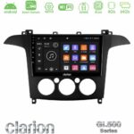 Clarion GL500 Series 8Core Android ClarionOS 4+64GB  Ford S-Max 2006-2008 (manual A/C) Navigation Multimedia Tablet 9"