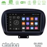 Clarion GL500 Series 8Core Android ClarionOS 4+64GB  Fiat 500X Navigation Multimedia Tablet 9"