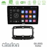 Clarion GL500 Series 8Core Android ClarionOS 4+64GB   Fiat 500 2016> Navigation Multimedia Tablet 9"