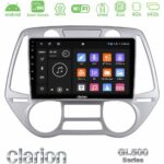 Clarion GL500 Series 8Core Android ClarionOS 4+64GB  Hyundai i20 2009-2012 Auto A/C Navigation Multimedia Tablet 9"