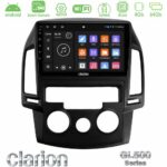 Clarion GL500 Series 8Core Android ClarionOS 4+64GB  Hyundai i30 2007-2012 Manual A/C Navigation Multimedia Tablet 9"