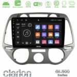 Clarion GL500 Series 8Core Android ClarionOS 4+64GB  Hyundai i20 2009-2012 Manual A/C Navigation Multimedia Tablet 9"