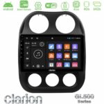 Clarion GL500 Series 8Core Android ClarionOS 4+64GB  Jeep Compass 2012-2016 Navigation Multimedia Tablet 9"