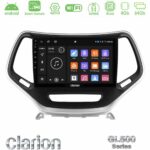 Clarion GL500 Series 8Core Android ClarionOS 4+64GB  Jeep Cherokee 2014-2019 Navigation Multimedia Tablet 9" (Ασημί Χρώμα)