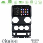 Clarion GL500 Series 8Core Android ClarionOS 4+64GB  Jeep Wrangler 2Door 2008-2010 Navigation Multimedia Tablet 9"