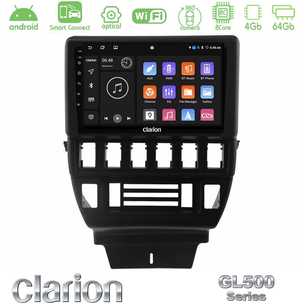 clarion_gl5_ld1334 Clarion GL500 Series 8Core Android ClarionOS 4+64GB Lada Niva Navigation Multimedia Tablet 9" - Image 1