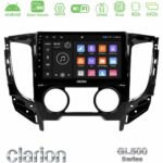 Clarion GL500 Series 8Core Android ClarionOS 4+64GB  Mitsubishi L200 2016-> amp; Fiat Fullback (Manual A/C) Navigation Multimedia Tablet 9"