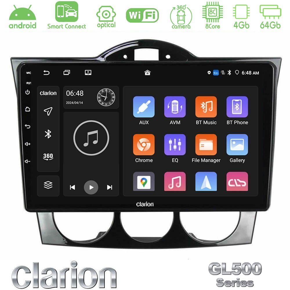 clarion_gl5_mz1351 Clarion GL500 Series 8Core Android ClarionOS 4+64GB Mazda RX8 2003-2008 Navigation Multimedia Tablet 9" - Image 1