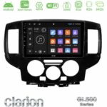 Clarion GL500 Series 8Core Android ClarionOS 4+64GB  Nissan NV200 Navigation Multimedia Tablet 9"   (Μαύρο)