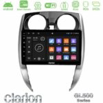 Clarion GL500 Series 8Core Android ClarionOS 4+64GB  Nissan Note 2013-2018 Navigation Multimedia Tablet 10"