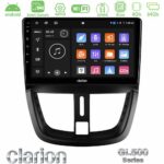 Clarion GL500 Series 8Core Android ClarionOS 4+64GB  Peugeot 207 Navigation Multimedia Tablet 9"