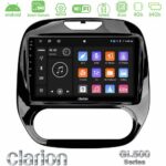 Clarion GL500 Series 8Core Android ClarionOS 4+64GB  Renault Captur 2013-2019 (Manual AC) Navigation Multimedia Tablet 9"