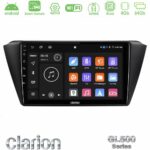 Clarion GL500 Series 8Core Android ClarionOS 4+64GB  Skoda Fabia 2015-2021 Navigation Multimedia Tablet 9"