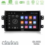 Clarion GL500 Series 8Core Android ClarionOS 4+64GB  Suzuki SX4 2006-2014 Fiat Sedici 2006-2014 Navigation Multimedia Tablet 9"