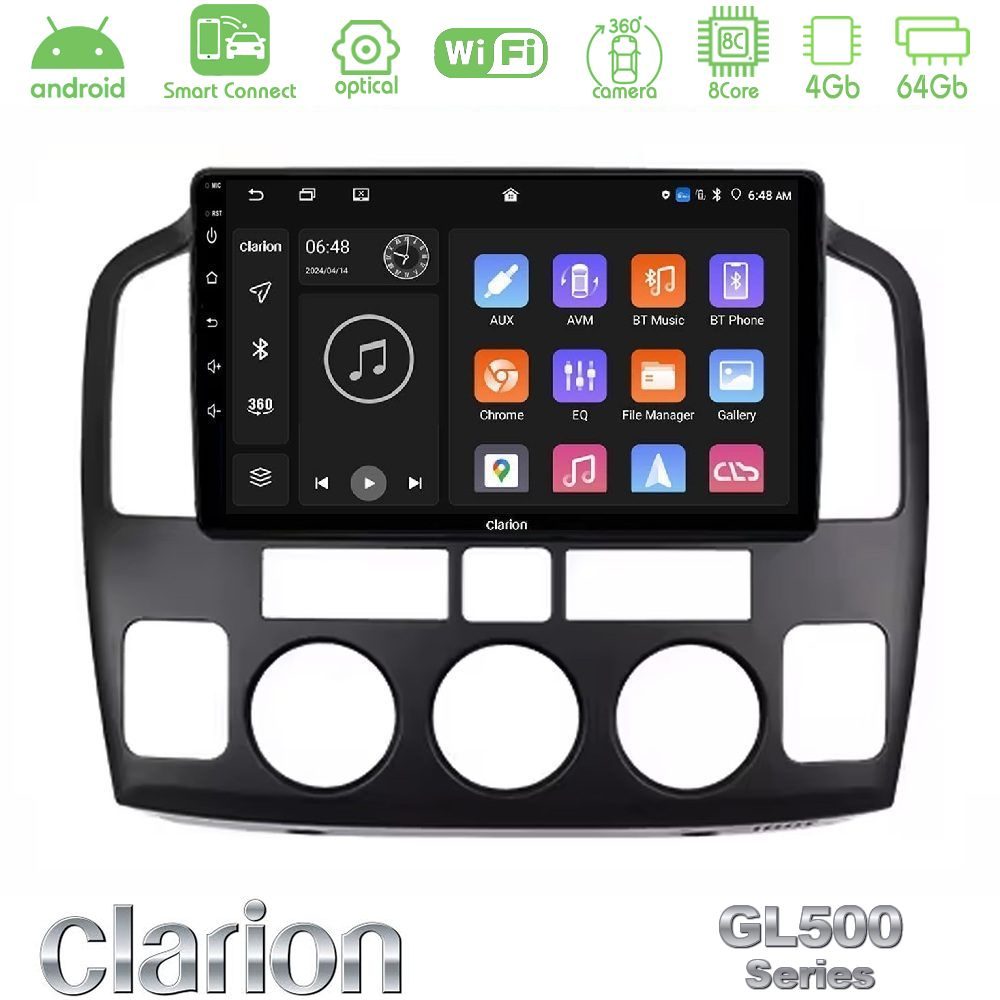 clarion_gl5_sz3003 Clarion GL500 Series 8Core Android ClarionOS 4+64GB Suzuki Grand Vitara 2003-2005 Navigation Multimedia Tablet 9″ - Image 1