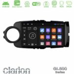 Clarion GL500 Series 8Core Android ClarionOS 4+64GB  Toyota Yaris Navigation Multimedia Tablet 9" (Μαύρο Χρώμα)