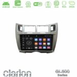 Clarion GL500 Series 8Core Android ClarionOS 4+64GB  Toyota Yaris Navigation Multimedia Tablet 9" (Ασημί Χρώμα)