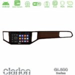 Clarion GL500 Series 8Core Android ClarionOS 4+64GB  VW Sportsvan 2014-2020 Navigation Multimedia Tablet 9" (Ξύλινη απόχρωση)