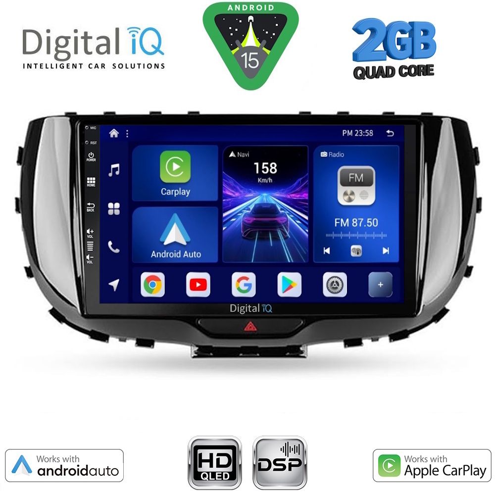 BXC3322_15 DIGITAL IQ BXC 3322_CPAA (9inc) MULTIMEDIA TABLET for KIA SOUL mod. 2019+ - Image 1