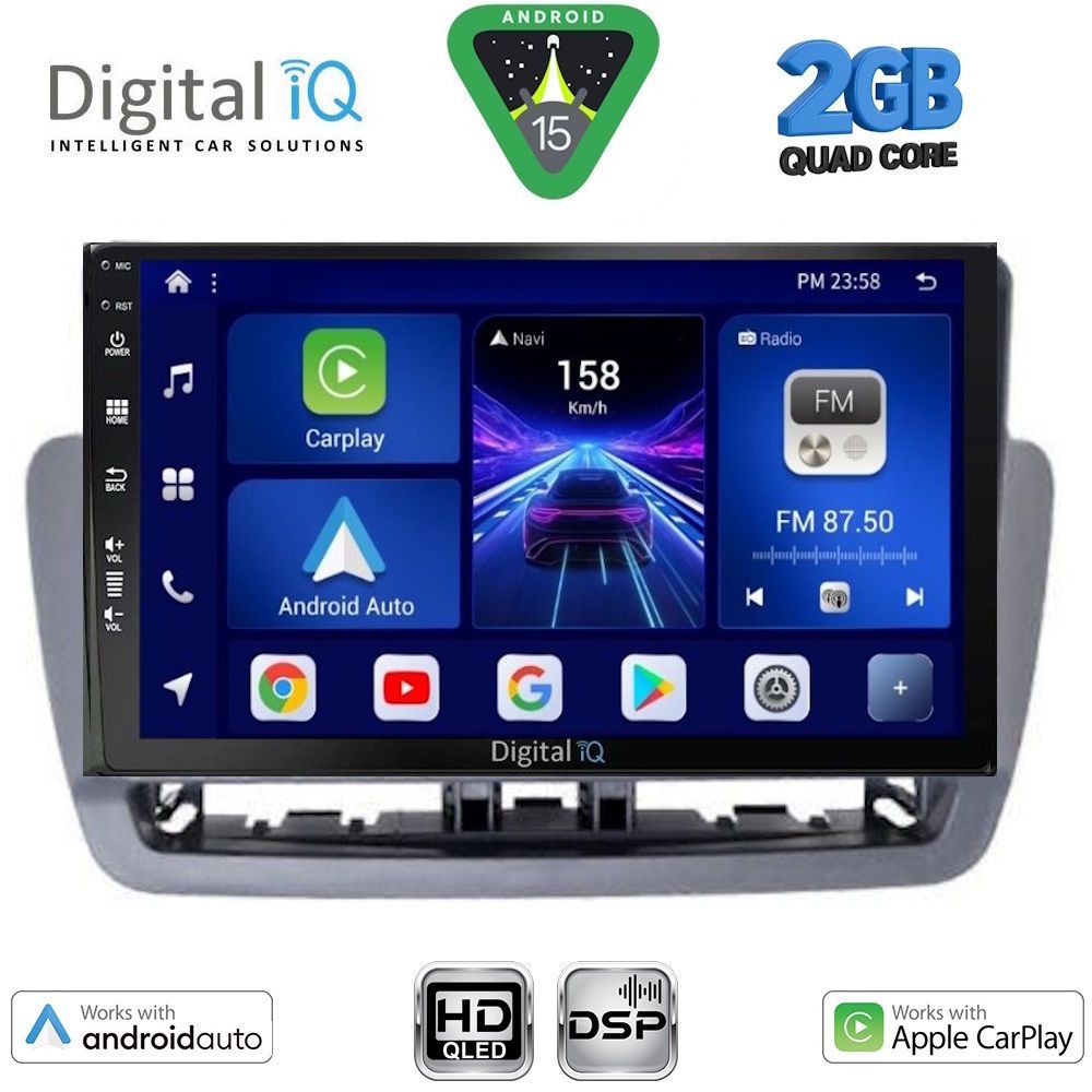 BXC3572GR_15 DIGITAL IQ BXC 3572GR_CPAA (9inc) MULTIMEDIA TABLET for SEAT IBIZA mod. 2012-2015 - Image 1