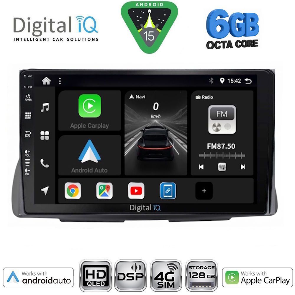 BXF17090-15 DIGITAL IQ BXF 17090_CPAA (9inc) MULTIMEDIA TABLET for CITROEN C2 mod. 2003-2009 - Image 1