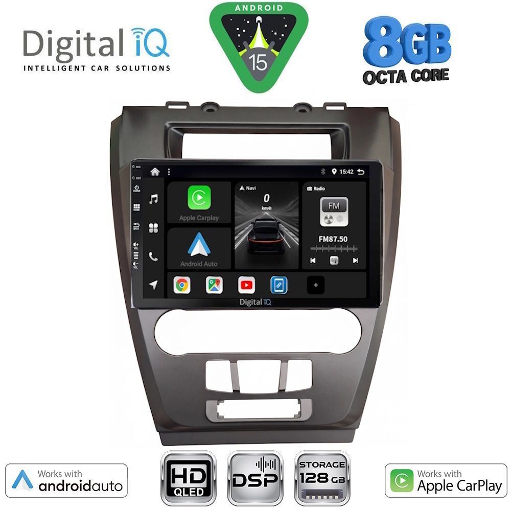 BXF18159CH_15 DIGITAL IQ BXF 18159CH_CPAA (10inc) MULTIMEDIA TABLET for FORD FUSION mod. 2012-2017 - Image 1