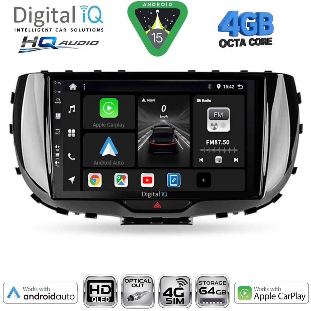 BXK19322_15 DIGITAL IQ BXK 19322_CPAA (9inc) MULTIMEDIA TABLET for KIA SOUL mod. 2019+ - Image 1