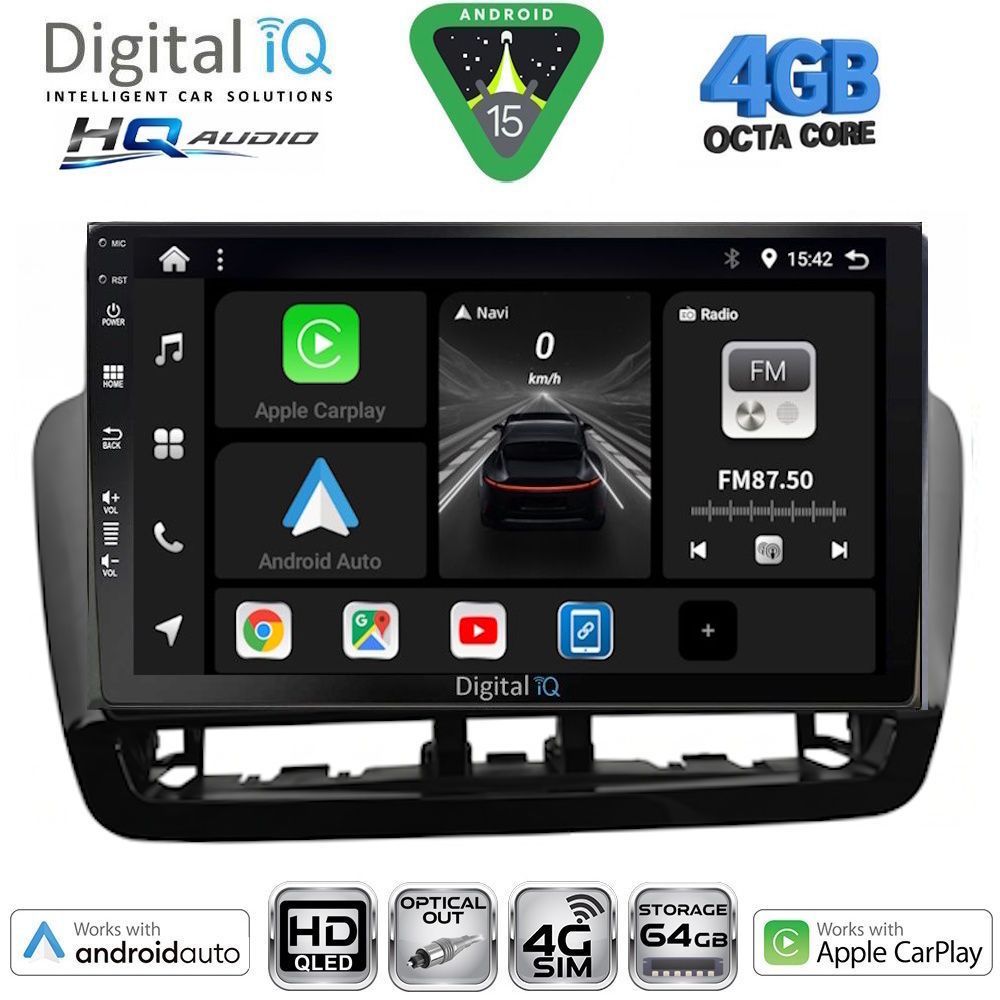 DIGITAL IQ BXK 19572BL_CPAA (9inc) MULTIMEDIA TABLET for SEAT IBIZA mod. 2012-2015