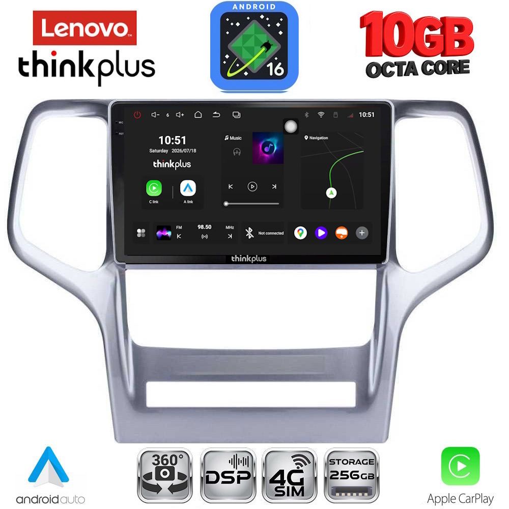 LTM11282_16 LENOVO LTM 11282_CPA (9inc) MULTIMEDIA TABLET for JEEP GRAND CHEROKEE mod. 2011-2014 - Image 1
