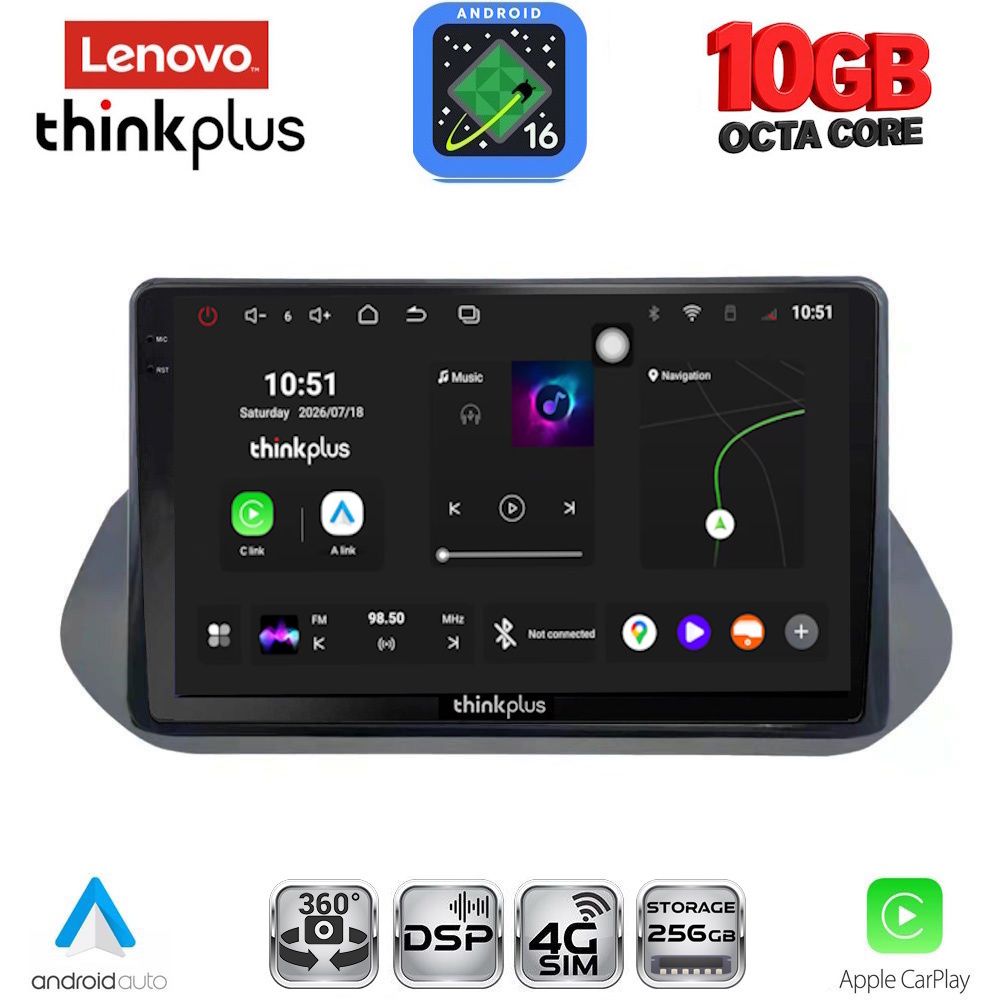 LENOVO LTM 11469_CPA (10inc) MULTIMEDIA TABLET for NISSAN QASHQAI mod. 2021-2024