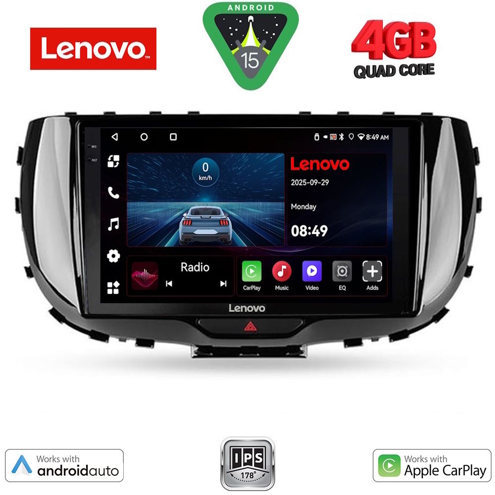 LVE8322_15 LENOVO LVE 8322_CPAA (9inc) MULTIMEDIA TABLET for KIA SOUL mod. 2019+ - Image 1