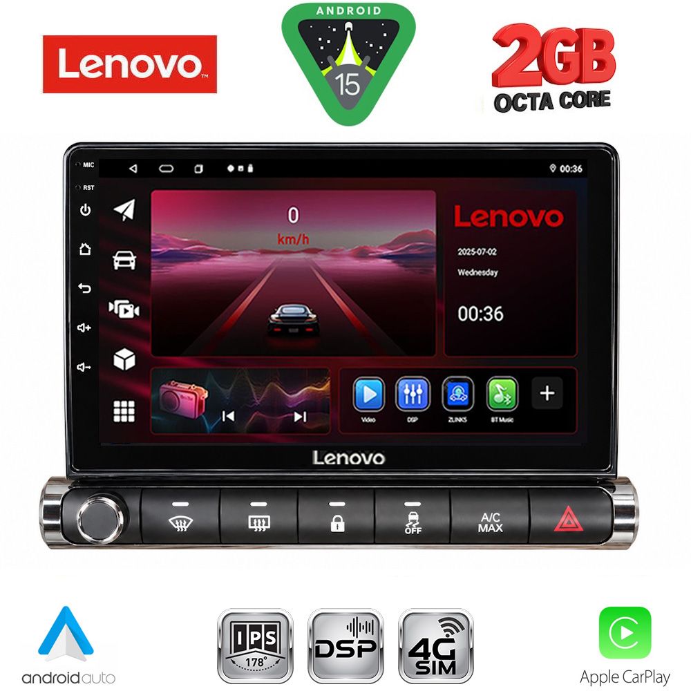 LVF5089H_15 LENOVO LVF 5089H_CPA (9inc) MULTIMEDIA TABLET for CITROEN C4 CACTUS mod. 2014-2021 High Version - Image 1