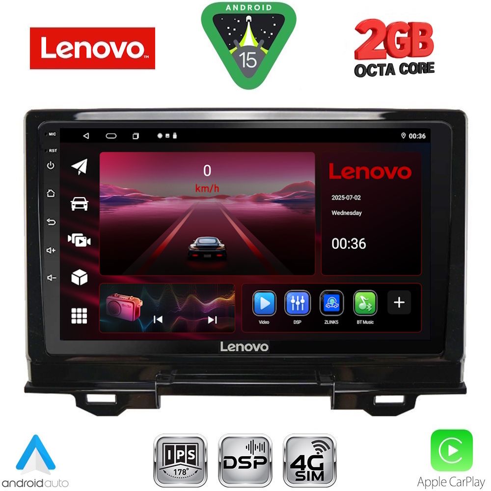 LVF5202_15_ LENOVO LVF 5202A_CPA (9inc) MULTIMEDIA TABLET for HONDA HRV mod. 202A1-202A6 - Image 1