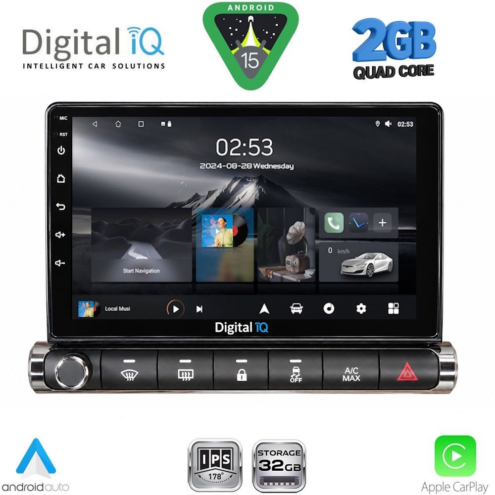 RSD1089H-15 DIGITAL IQ RSD 1089H_CPA (9inc) MULTIMEDIA TABLET for CITROEN C4 CACTUS mod. 2014-2021 High Version - Image 1