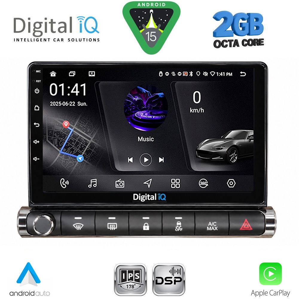 RSF4089H_15 DIGITAL IQ RSF 4089H_CPA (9inc) MULTIMEDIA TABLET for CITROEN C4 CACTUS mod. 2014-2021 High Version - Image 1